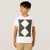 Moss Green Double Diamond Kids T-Shirt - T - Shirt (Vorne ganz)