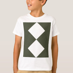 Moss Green Double Diamond Kids T-Shirt - T - Shirt