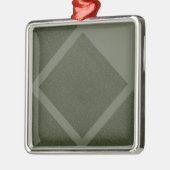Moss Green Double Diamond Ornament (Links)
