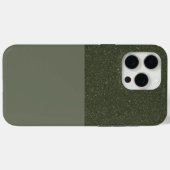 Moss Green Duo iPhone Case (Rückseite (Horizontal))