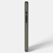 Moss Green Duo-Texture iPhone 12 Pro Max Fall Hülle (Linke Seite)