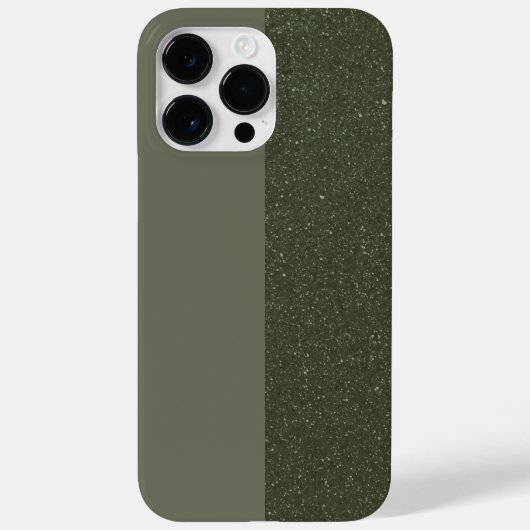 Moss Green Duo Texture iPhone 14 Pro Max Fall Case-Mate iPhone Hülle (Rückseite)