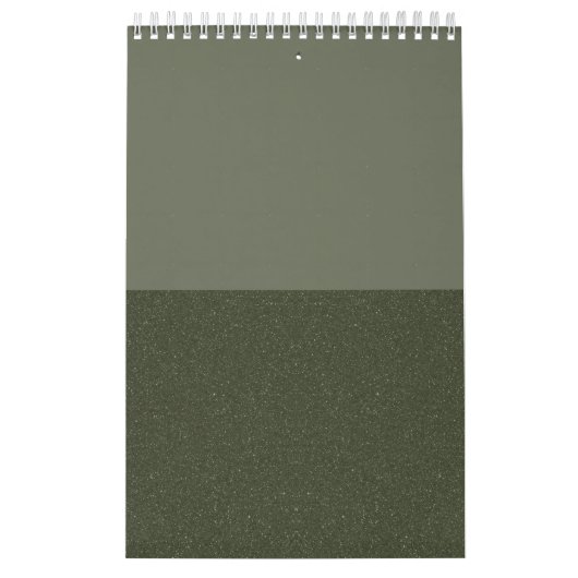 Moss Green Duo-Tone-Wandkalender Kalender (Titelbild)