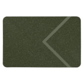Moss Green Envelope Style Magnet - Anpassbar (Horizontal)