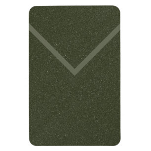 Moss Green Envelope Style Magnet - Anpassbar
