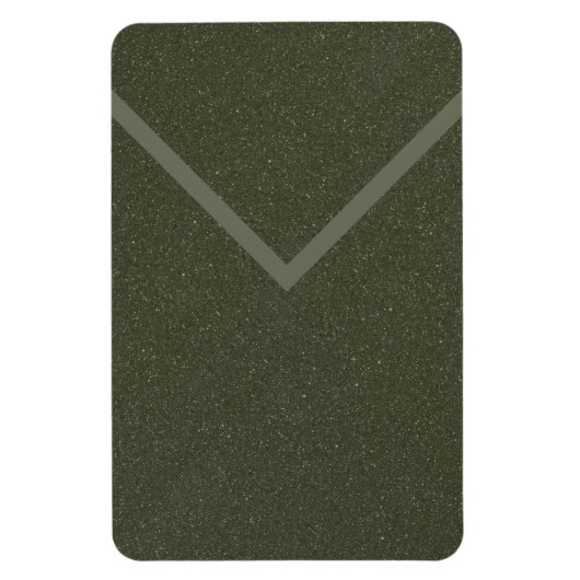 Moss Green Envelope Style Magnet - Anpassbar (Vertikal)