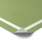 Moss Green Estate Wedding Welcome Sign Poster (Ecke)