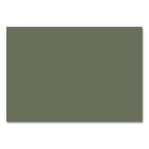Moss Green Event Table Card - Anpassbar Tischnummer