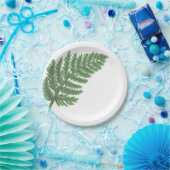 Moss Green Fern Pappteller (Party)