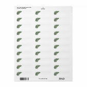 Moss Green Fern, waldflorale Fauna (Vorne)