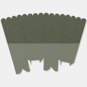 Moss Green Fevor Box mit Textured Top - Anpassen Geschenkschachtel (Ungeklappt)