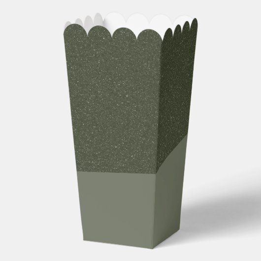 Moss Green Fevor Box mit Textured Top - Anpassen Geschenkschachtel (Vorderseite)