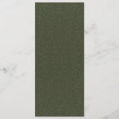 Moss Green Flat Event Program - Anpassen Programm (Vorderseite)