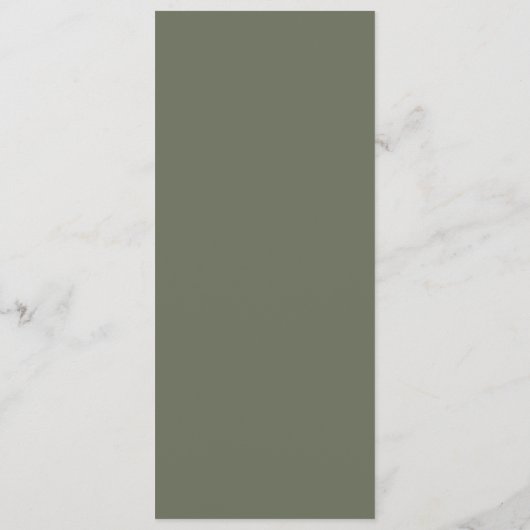 Moss Green Flat Event Program - Anpassen Programm (Rückseite)