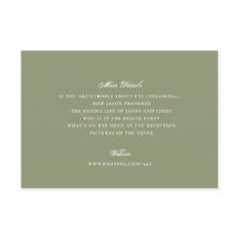 Moss Green Formal Classic Hochzeit