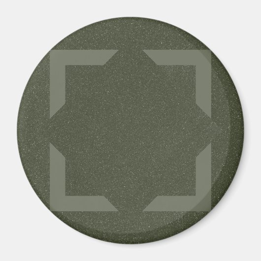 Moss Green Frame Arrow Magnet (Vorne)