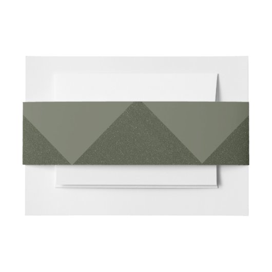 Moss Green Geometric Einladungsband (Vorderseite Beispiel)