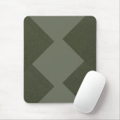 Moss Green Geometric Mousepad (Mit Mouse)
