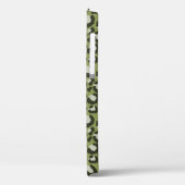 Moss Green Glamorous Leopard Spots Animal Print Case-Mate iPhone Hülle (Rückseite / Links)