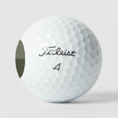 Moss Green Golf Ball - Texturiges Design (Logo)