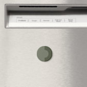 Moss Green Half Moon Magnet - Anpassbar (In Situ (Geschirrspüler))