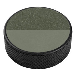 Moss Green Hockey Puck mit zwei Tonen Glitzer (Cus