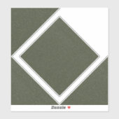Moss Green Hollow Diamond Vinyl Sticker (Blatt)