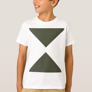 Moss Green Hourglass Triangle T-Shirt - T - Shirt