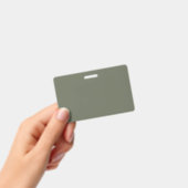 Moss Green Individuelle Name Abzeichen Ausweis (Handheld)