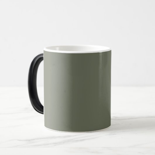 Moss Green Keramik Tasse - Individuelles Design (Vorderseite Links)