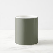 Moss Green Keramik Tasse - Individuelles Design (Mittel)