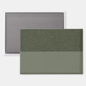 Moss Green Magnet (Top Texture Panel) - Anpassen (Vorderseite/Rückseite)