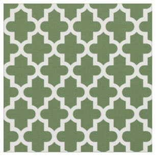 Moss Green marokkanisch drucken Stoff