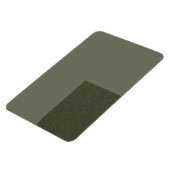 Moss Green Minimal Magnet mit unterem Akzent (Linke Seite)