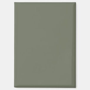 Moss Green Minimalistisch Custom Kühlschrankmagnet