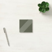 Moss Green Modern Custom Sticknotes Post-it Klebezettel (Büro)