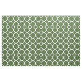 Moss Green Modern Quatrefolie Grosses Format Stoff (Yard (91,4 cm))