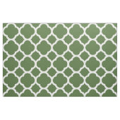Moss Green Modern Quatrefolie Grosses Format Stoff (Fat Quarter (45,7 x 55,9 cm))