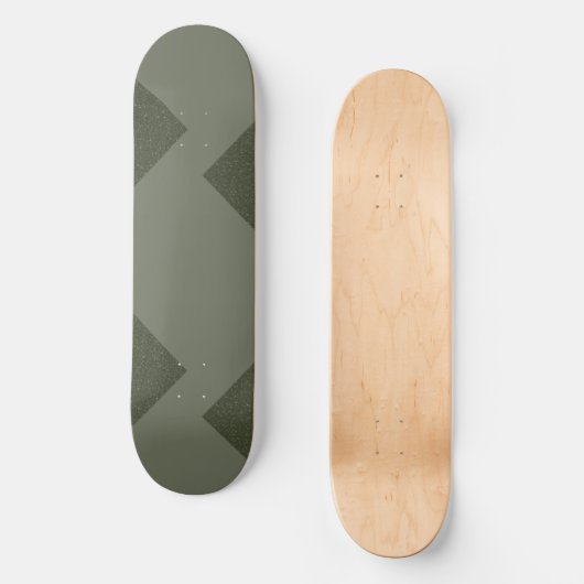 Moss Green Modern Skateboard Deck (Vorderseite)