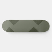 Moss Green Modern Skateboard Deck (Horizontal)
