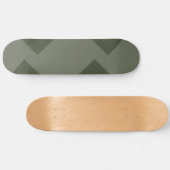 Moss Green Modern Skateboard Deck (Horizontal)