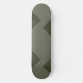 Moss Green Modern Skateboard Deck (Vorderseite)