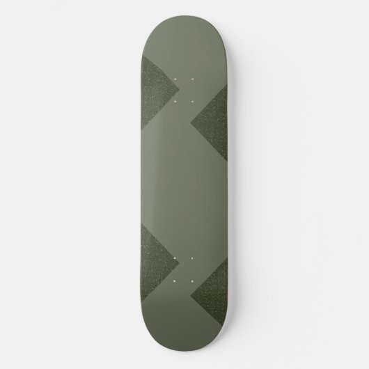 Moss Green Modern Skateboard Deck (Vorderseite)