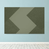 Moss Green Moderne Leinwand Art (Insitu (Holzboden))
