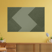 Moss Green Moderne Leinwand Art (Insitu (Wohnzimmer))