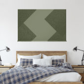 Moss Green Moderne Leinwand Art (Insitu (Schlafzimmer))