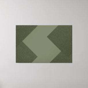 Moss Green Moderne Leinwand Art