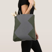 Moss Green Muster Tote Bag Tasche (Von Nahem)