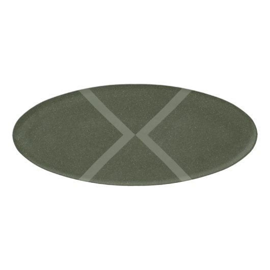 Moss Green Name Tag Namenschild (Vorderseite)