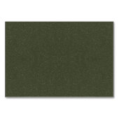 Moss Green Noise Effect Table Card - Anpassbar Tischnummer (Vorderseite)